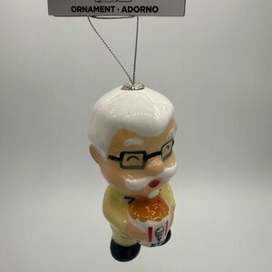 KFC Colonel Sanders Decoupage Christmas Holiday Ornament 2025 Ruz New